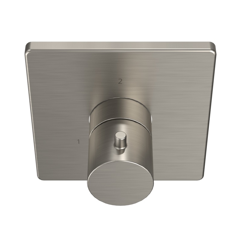 TOTO TBV02103U#BN Square Two-Way Diverter Shower Trim - Brushed Nickel