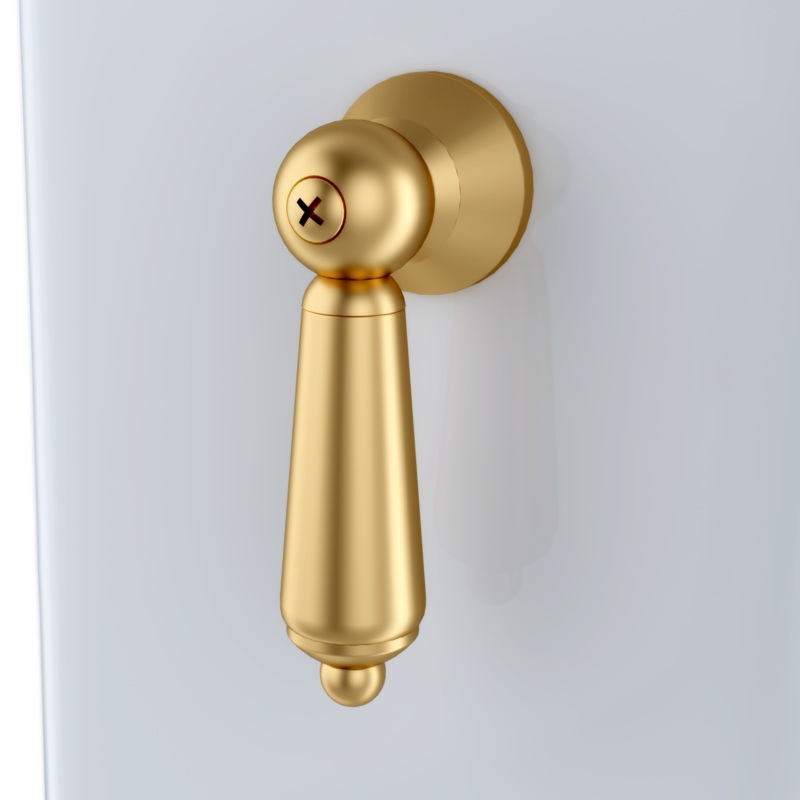TOTO THU141#SB TRIP LEVER (SIDE MOUNT) - SATIN BRASS For CARROLLTON , SATIN BRASS