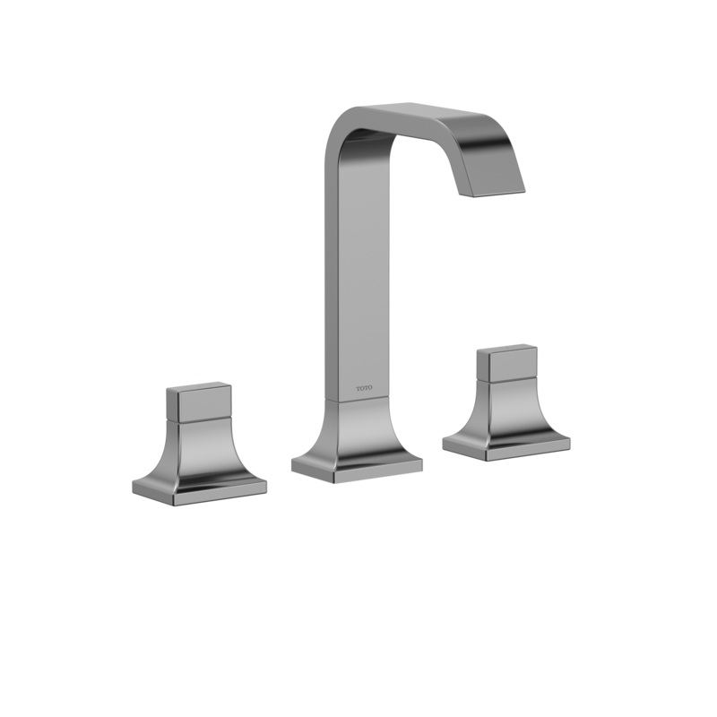 TOTO TLG08201U#CP Gc 1.2 Gpm Two Handle Widespread Bathroom Sink Faucet - Polished Chrome