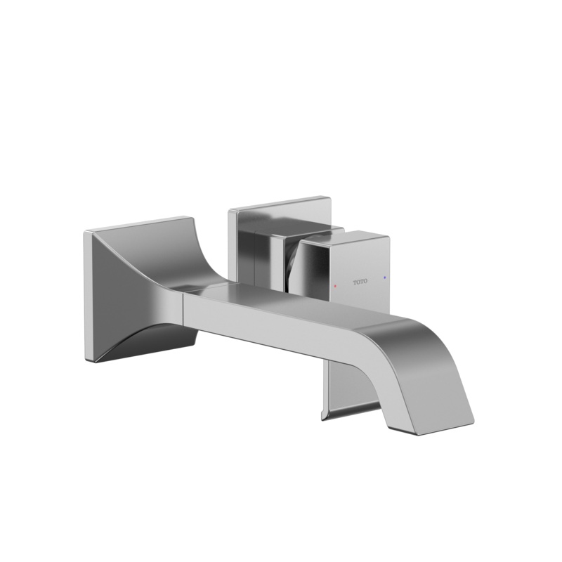 TOTO TLG08308U#CP Gc 1.2 Gpm Wall-Mount Single-Handle Long Bathroom Faucet With Comfort Glide Technology - Polished Chrome