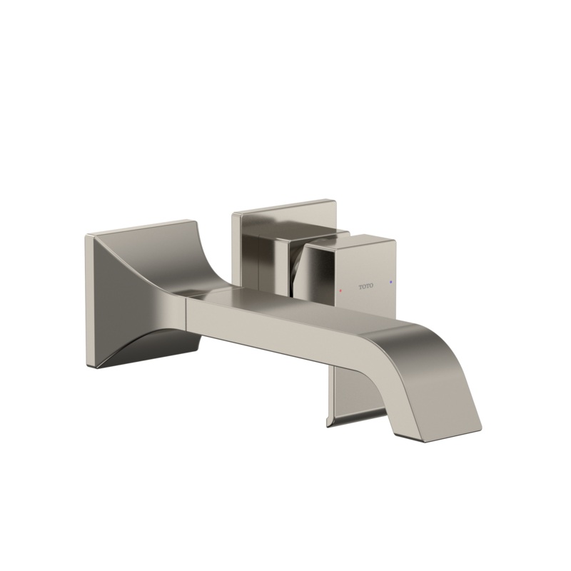 TOTO TLG08308U#PN Gc 1.2 Gpm Wall-Mount Single-Handle Long Bathroom Faucet With Comfort Glide Technology - Polished Nickel