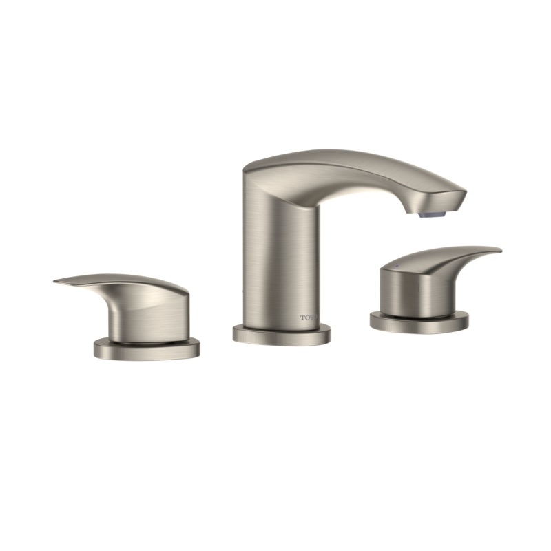 TOTO TLG09201U#BN Gm 1.2 Gpm Two Handle Widespread Bathroom Sink Faucet - Brushed Nickel