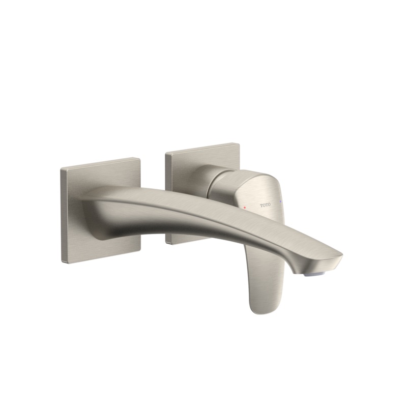 TOTO TLG09308U#BN Gm 1.2 Gpm Wall-Mount Single-Handle Long Bathroom Faucet With Comfort Glide Technology - Brushed Nickel