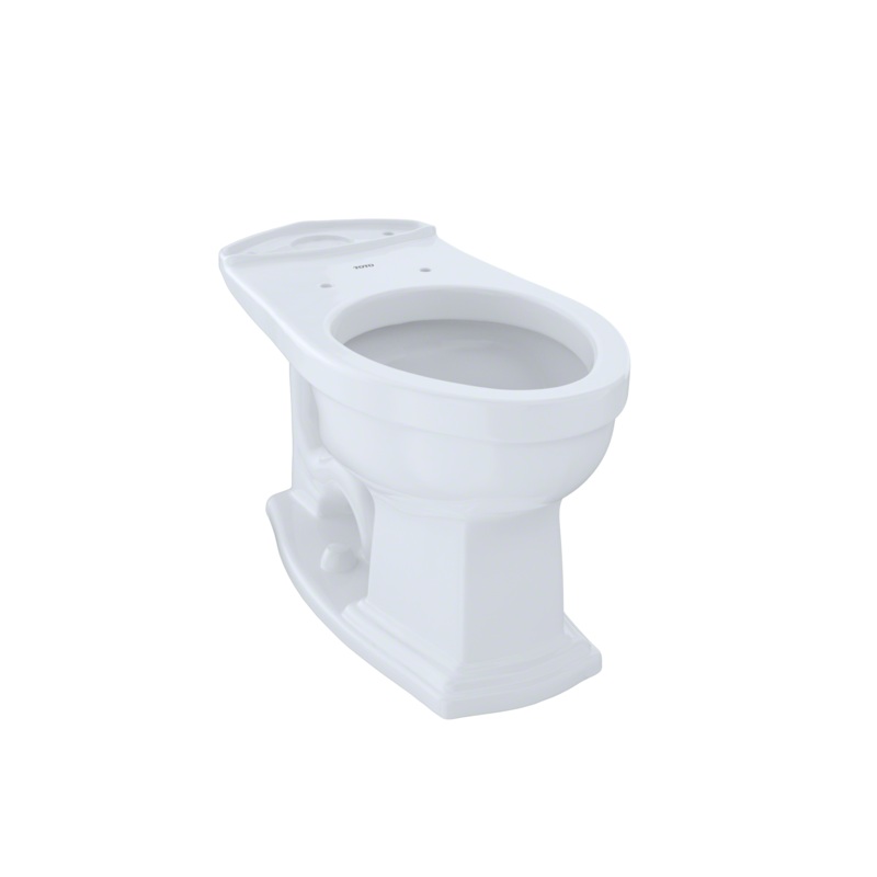 TOTO C784EF#01 Eco Clayton and Clayton Universal Height Elongated Toilet Bowl , Cotton White