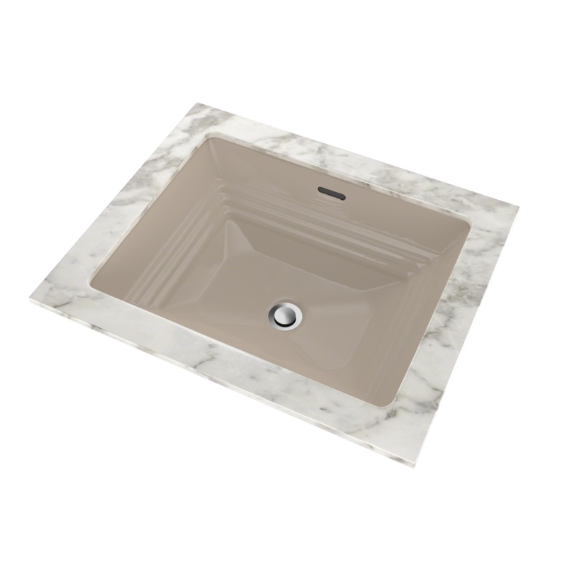 TOTO LT533#03 Promenade Rectangular Undermount Bathroom Sink - Bone