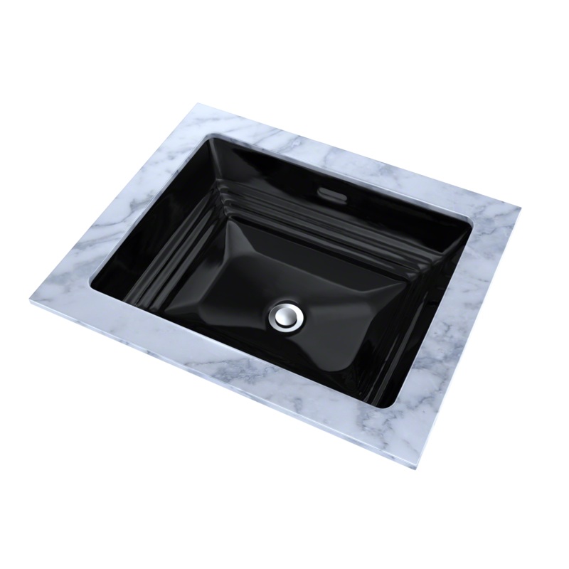 TOTO LT533#51 Promenade Rectangular Undermount Bathroom Sink - Ebony