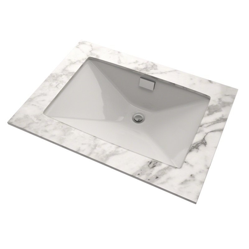 TOTO LT931#11 Lloyd Rectangular Undermount Bathroom Sink - Colonial White