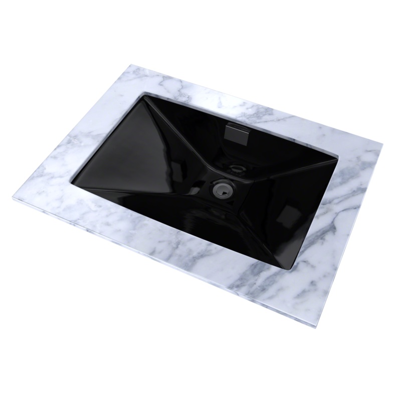 TOTO LT931#51 Lloyd Rectangular Undermount Bathroom Sink - Ebony