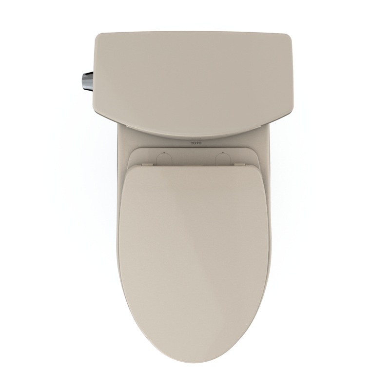 TOTO MS454124CUFG#03 Drake Ii 1G Two-Piece Elongated 1.0 Gpf Universal Height Toilet With Cefiontect And Ss124 Softclose Seat - Bone