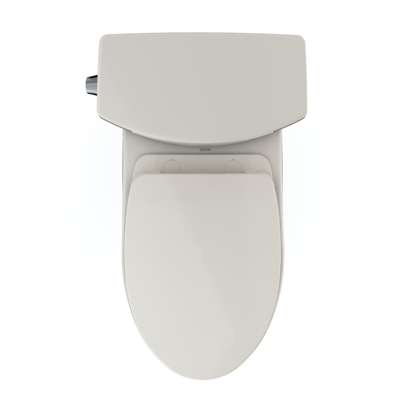 TOTO MS454124CUFG#12 Drake Ii 1G Two-Piece Elongated 1.0 Gpf Universal Height Toilet With Cefiontect And Ss124 Softclose Seat - Sedona Beige