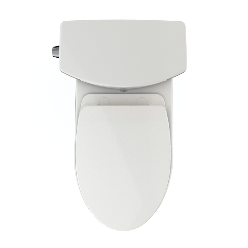 TOTO MS474124CUFG#11 Vespin Ii 1G Two-Piece Elongated 1.0 Gpf Universal Height Toilet With Cefiontect And Ss124 Softclose Seat - Colonial White