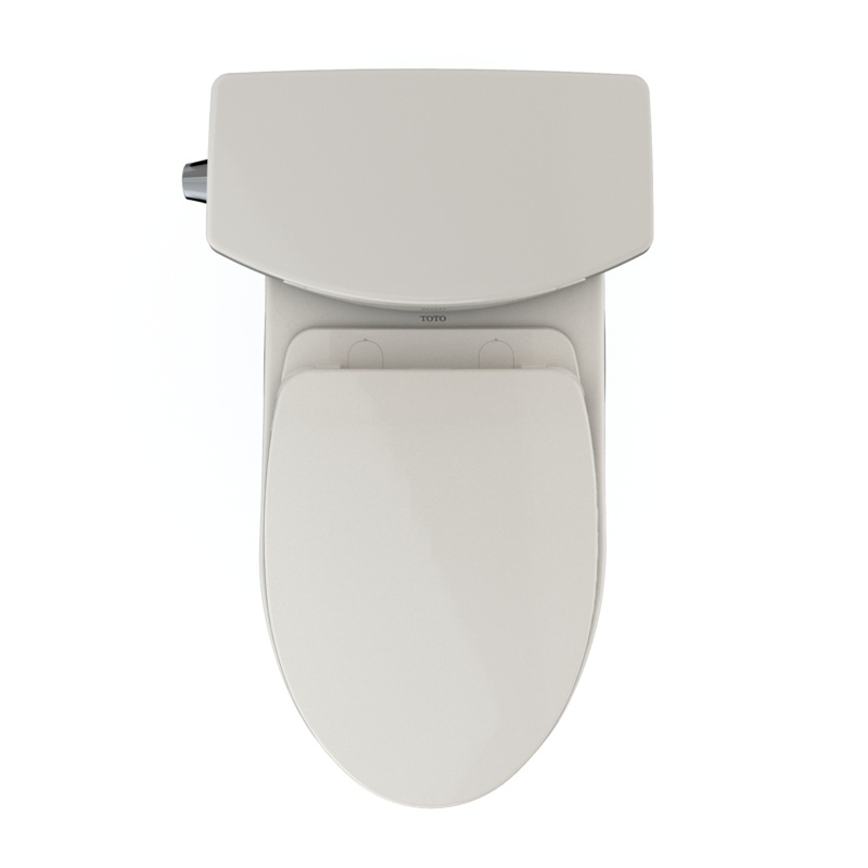 TOTO MS474124CUFG#12 Vespin Ii 1G Two-Piece Elongated 1.0 Gpf Universal Height Toilet With Cefiontect And Ss124 Softclose Seat - Sedona Beige