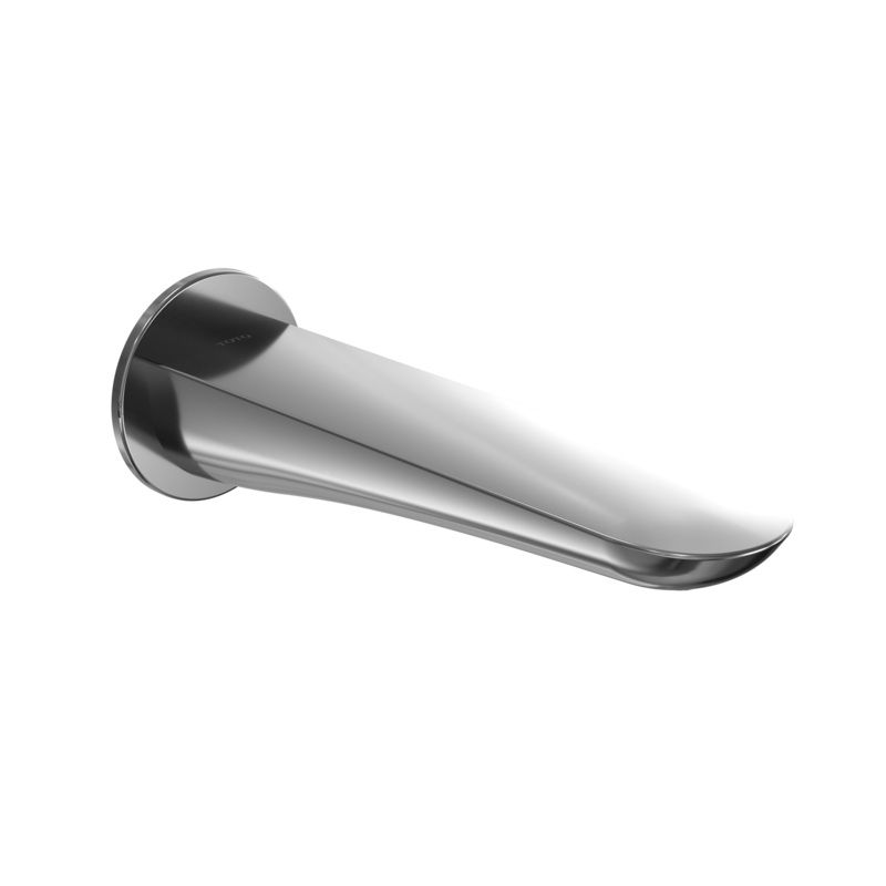TOTO TBG01001U#CP Modern R Wall Tub Spout - Polished Chrome