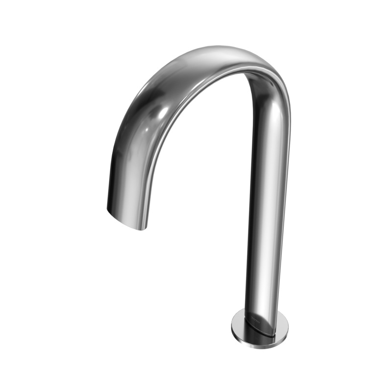 TOTO TLE24008U3#CP Gooseneck Vessel Ecopower Or Ac 0.5 Gpm Touchless Bathroom Faucet Spout - Polished Chrome
