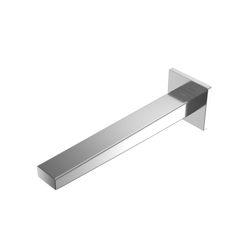 TOTO TLE25010U3#CP Axiom Wall-Mount Ecopower Or Ac 0.5 Gpm Touchless Bathroom Faucet Spout - Polished Chrome