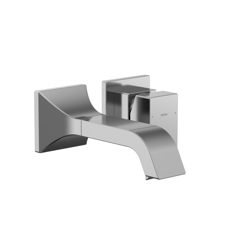TOTO TLG08307U#CP Gc 1.2 Gpm Wall-Mount Single-Handle Bathroom Faucet With Comfort Glide Technology - Polished Chrome