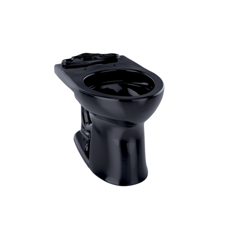 TOTO C453CUF#51 Drake Ii Universal Height Round Toilet Bowl - Ebony