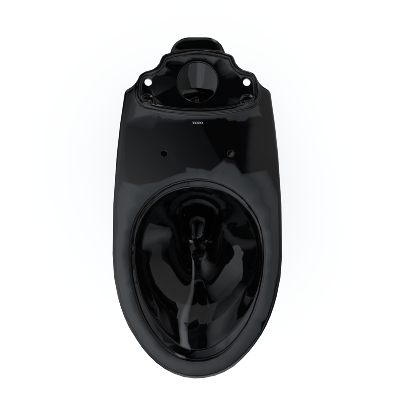 TOTO C776CE#51 Drake Elongated Tornado Flush Toilet Bowl - Ebony