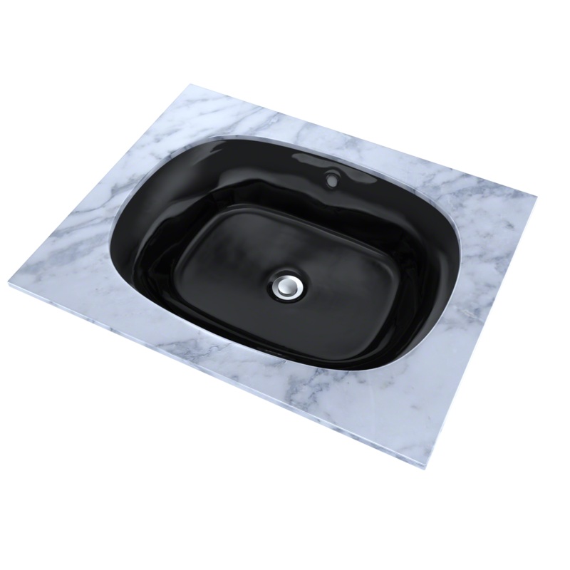 TOTO LT481#51 Maris 20-5/16" X 15-9/16" Oval Undermount Bathroom Sink - Ebony