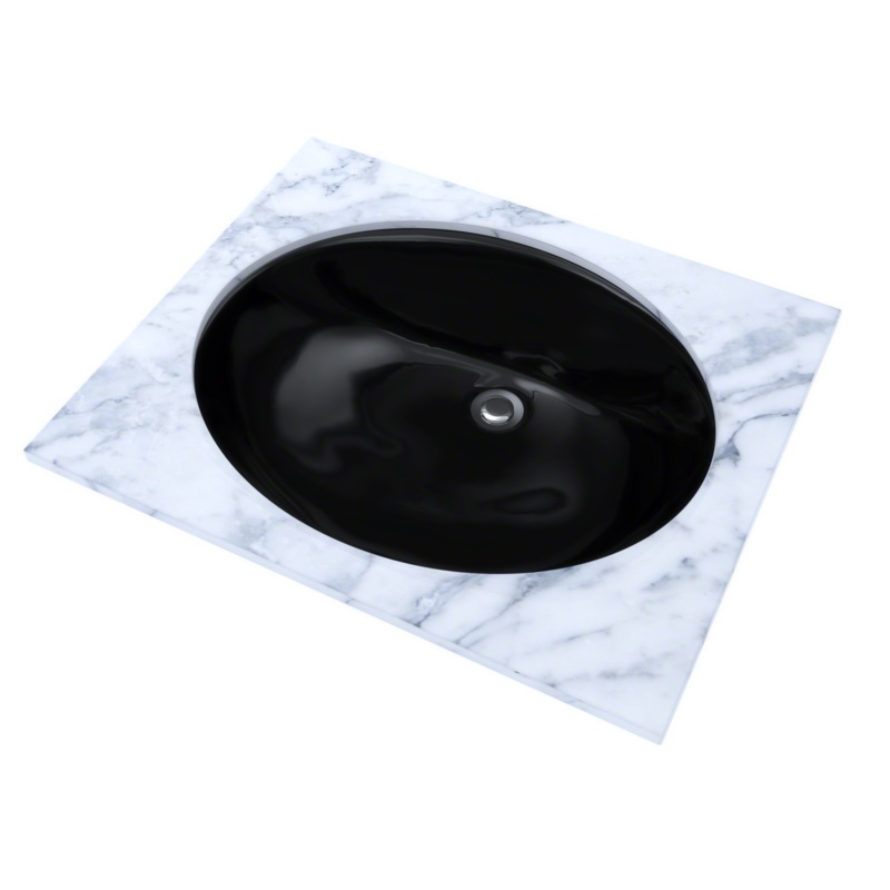 TOTO LT579#51 Rendezvous Oval Undermount Bathroom Sink - Ebony