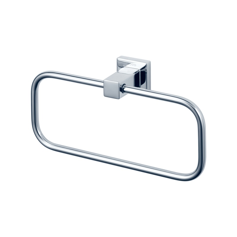 TOTO YTT408U#CP L Series Square Towel Ring - Polished Chrome