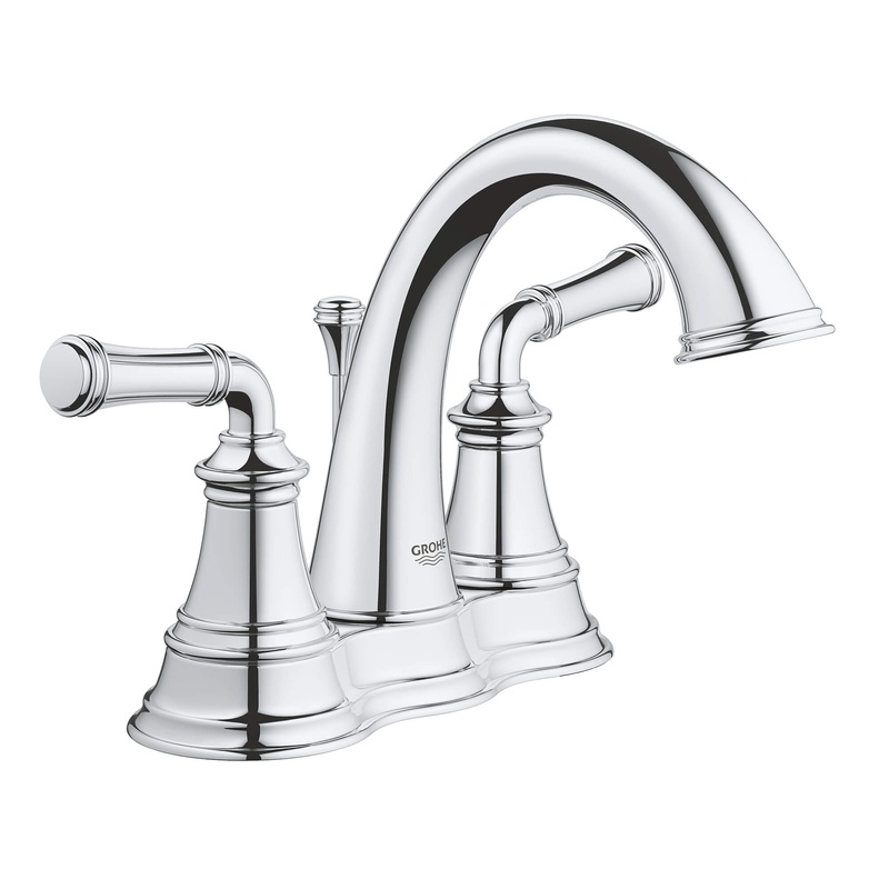 GROHE 20482000 4-inch Centerset 2-Handle Bathroom Faucet 1.2 GPM , Chrome