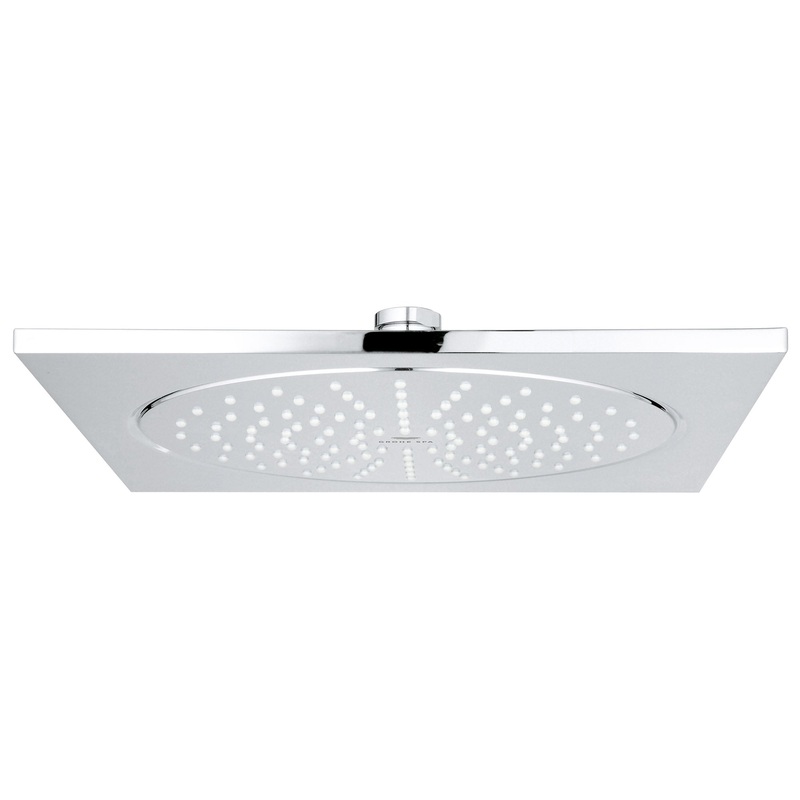 GROHE 26872000 10" Shower Head - 1 Spray, 2.5 gpm , Chrome