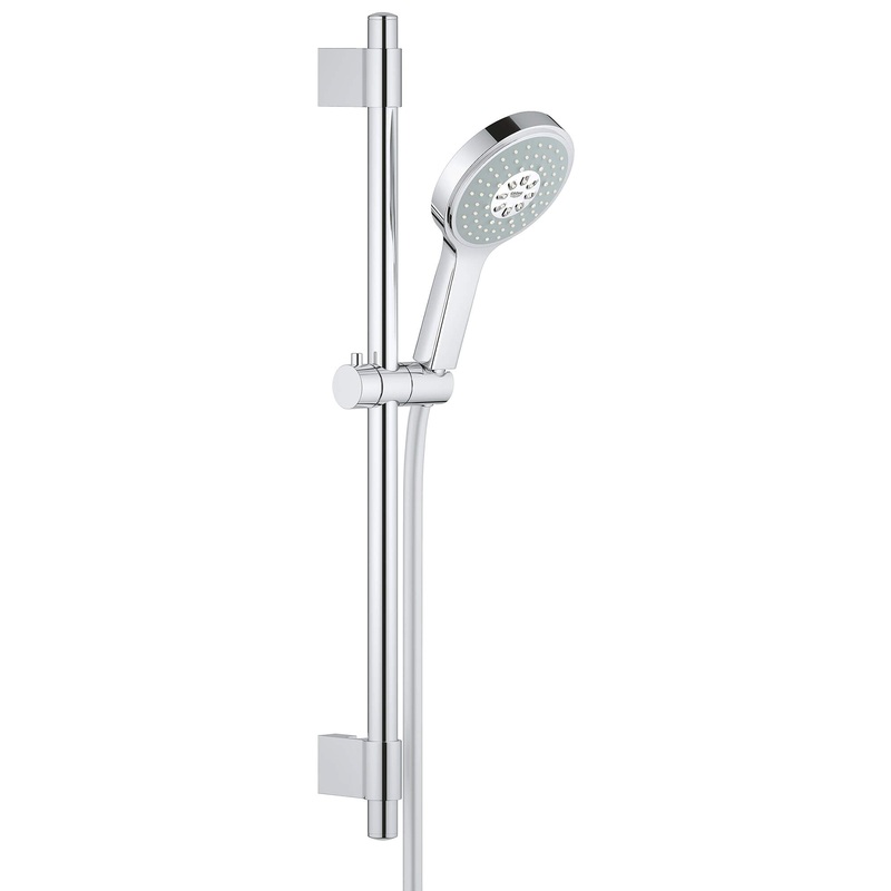 GROHE 27732000 24" Shower Slide Bar Kit - 4 Sprays, 2.5 gpm , Chrome