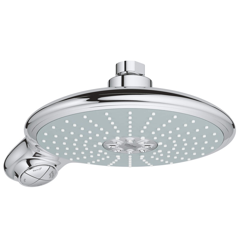 GROHE 27767000 130 Shower Head, 5" - 4 Sprays, 2.5 gpm , Chrome