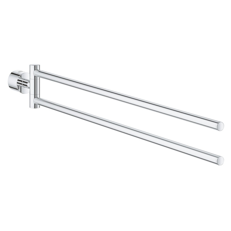GROHE 40888000 Atrio 18-1/2" Double Towel Rail , Chrome