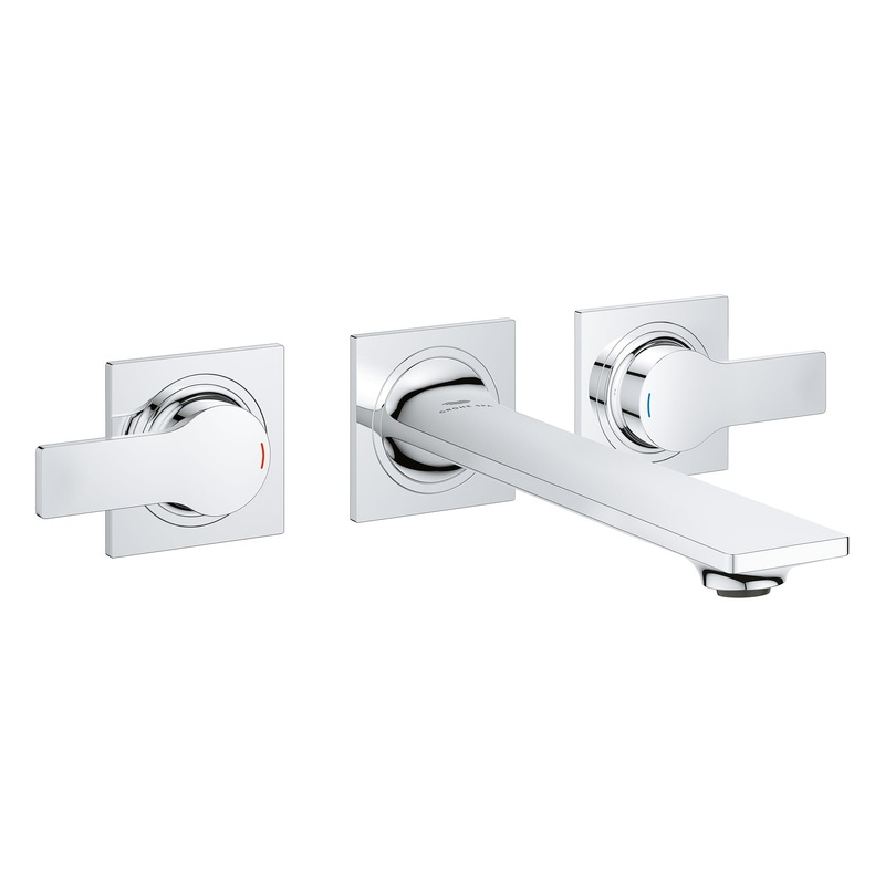 GROHE 20586001 Allure 2-Handle Wall Mount Faucet 1.2 GPM , Chrome