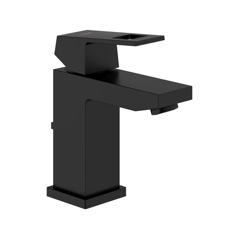 GROHE 23129243A Single Hole Single-Handle S-Size Bathroom Faucet 1.2 GPM , Matte Black