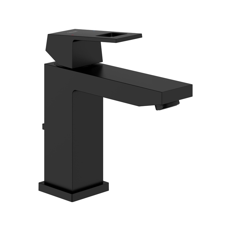 GROHE 236702430 Single Hole Single-Handle M-Size Bathroom Faucet 1.2 GPM , Matte Black