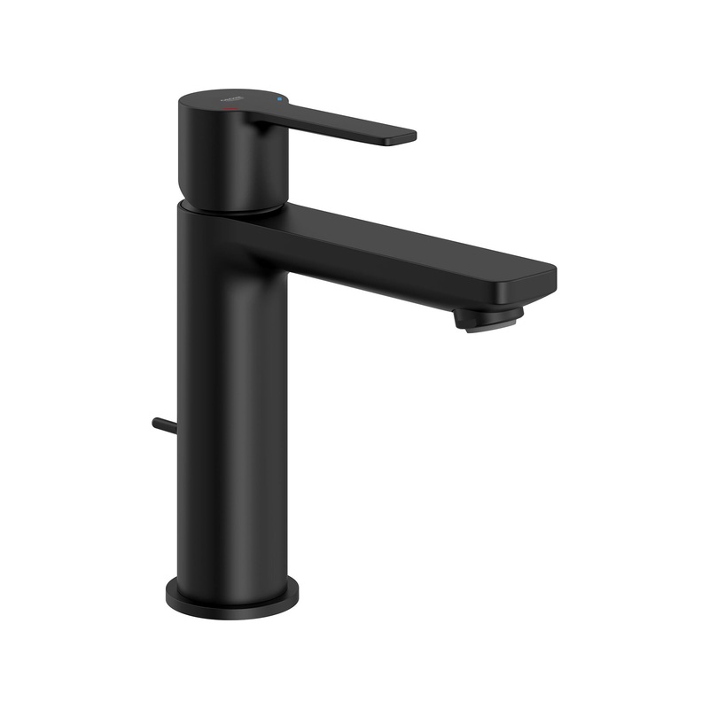 GROHE 23794243A Single Hole Single-Handle S-Size Bathroom Faucet 1.2 GPM , Matte Black
