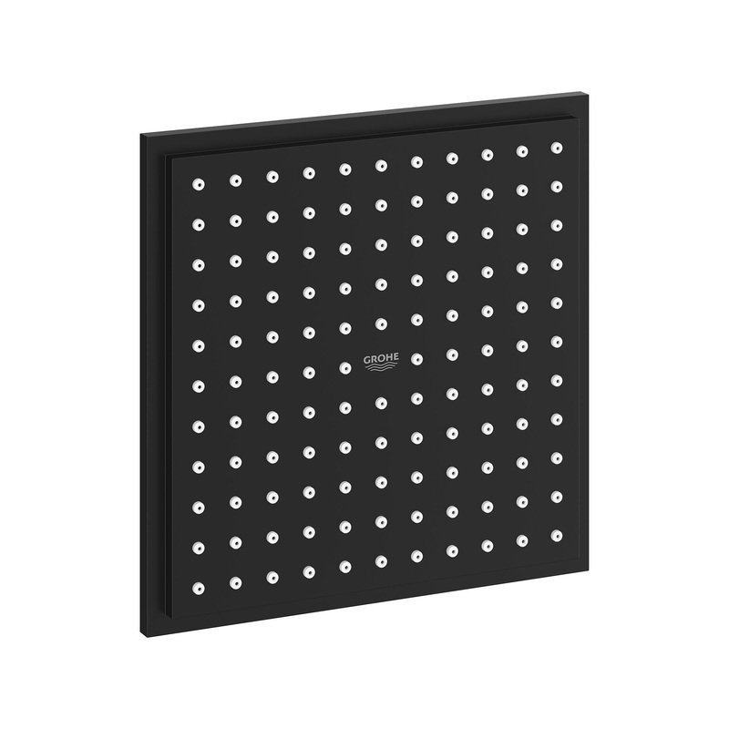 GROHE 264682430 150 Shower Head, 6" - 1 Spray, 1.75 gpm , Matte Black