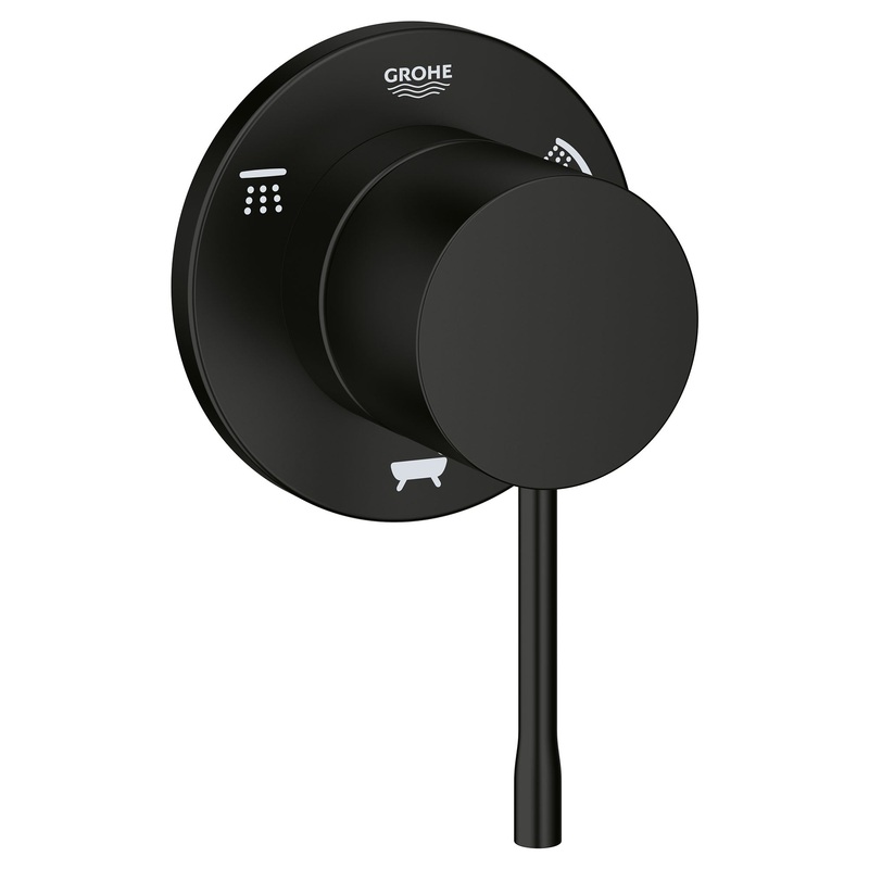 GROHE 292032431 3-Way Diverter Trim , Matte Black