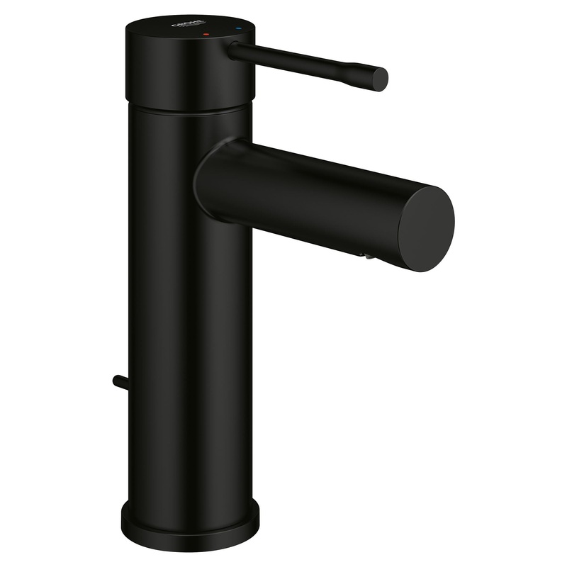 GROHE 322162431 Single Hole Single-Handle S-Size Bathroom Faucet 1.2 GPM , Matte Black