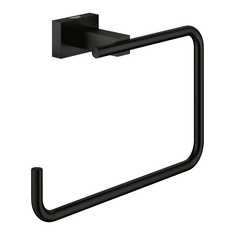 GROHE 405102431 8" Towel Ring , Matte Black