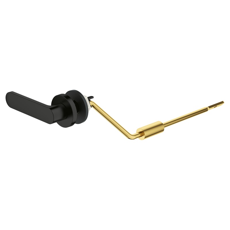 GROHE 491402430 Essence Left-Hand Trip Lever , Matte Black