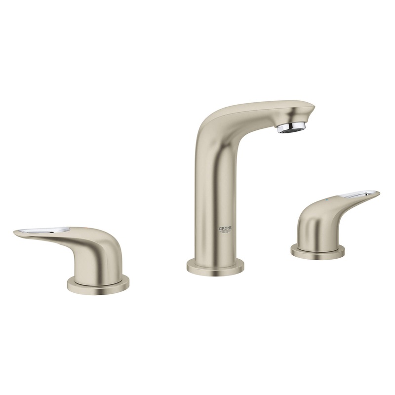 GROHE 20486EN3 8-inch Widespread 2-Handle S-Size Bathroom Faucet 1.2 GPM , Brushed Nickel