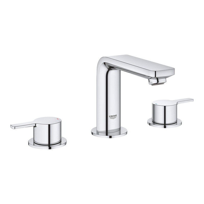 GROHE 20578A0A 8-inch Widespread 2-Handle M-Size Bathroom Faucet 1.2 GPM , Hard Graphite