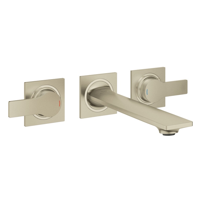 GROHE 20586EN1 Allure 2-Handle Wall Mount Faucet 1.2 GPM , Brushed Nickel