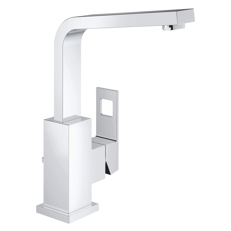 GROHE 23184A0A Single Hole Single-Handle L-Size Bathroom Faucet 1.2 GPM , Hard Graphite