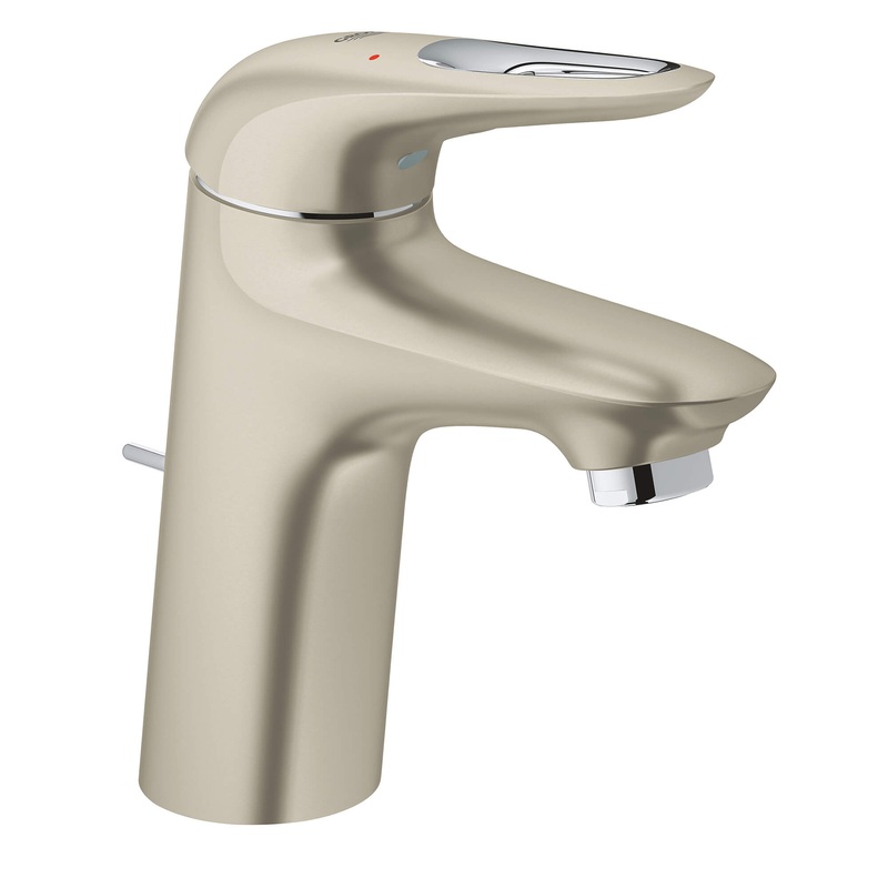 GROHE 23577EN3 Single Hole Single-Handle S-Size Bathroom Faucet 1.2 GPM , Brushed Nickel