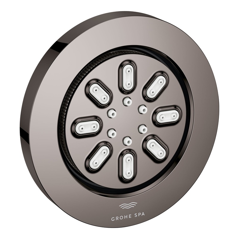 GROHE 26844A00 Body Spray Round - 2 Sprays, 0.9 GPM , Hard Graphite