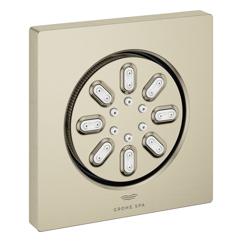 GROHE 26845EN0 Body Spray Square - 2 Sprays, 0.9 GPM , Brushed Nickel