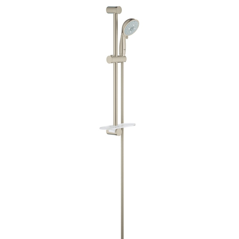 GROHE 27609EN0 24" Shower Slide Bar Kit - 4 Sprays, 2.5 gpm , Brushed Nickel