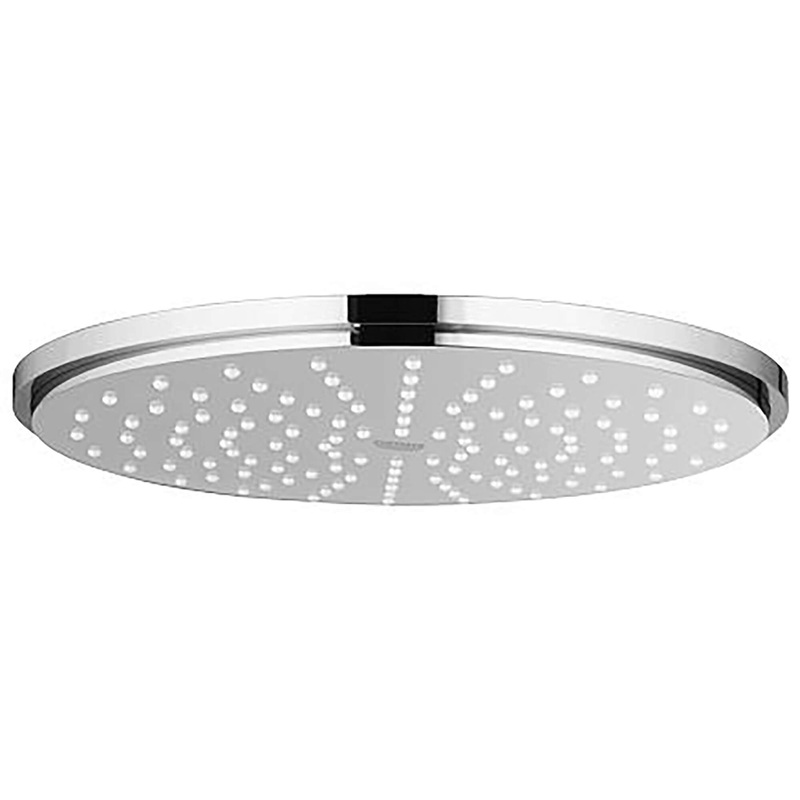 GROHE 28373BE0 210 Shower Head, 8" - 1 Spray, 2.5 gpm , Polished Nickel