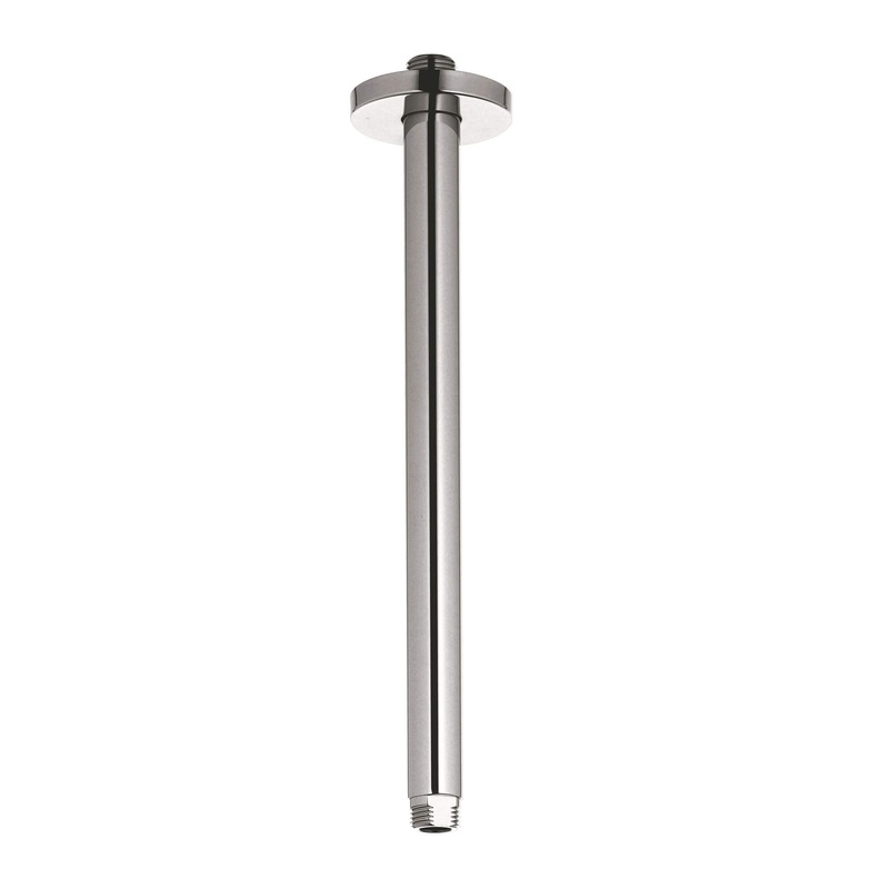 GROHE 28492A00 12 Ceiling Shower Arm , Hard Graphite