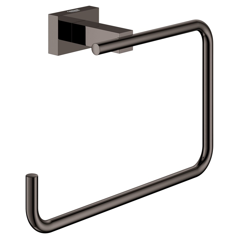 GROHE 40510A01 8" Towel Ring , Hard Graphite